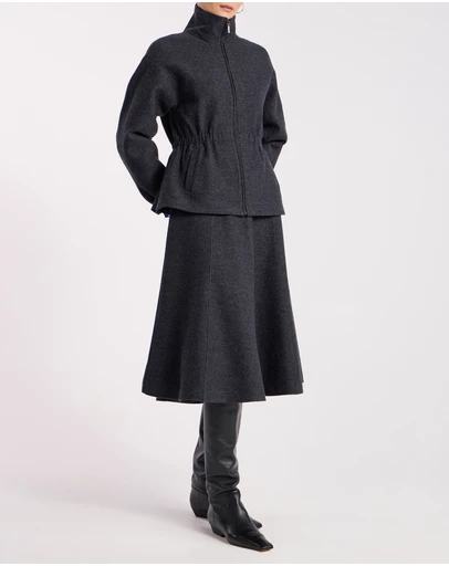 David Lawrence - Elvira Felted Wool Skirt