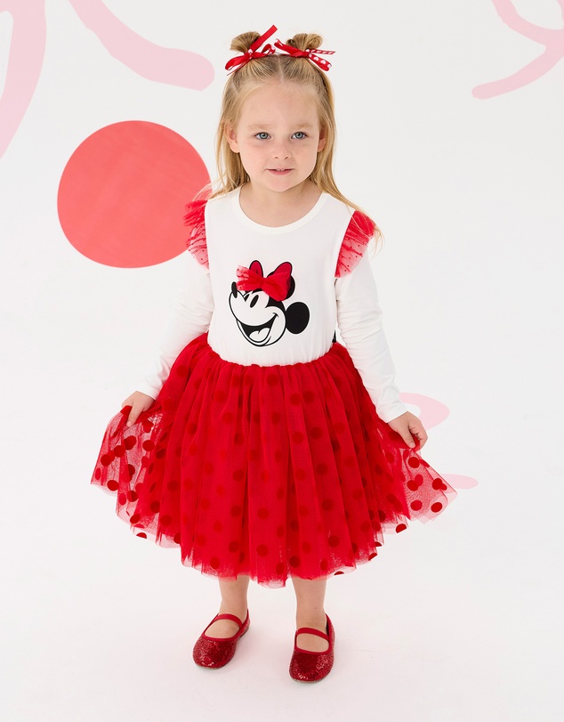Rock Your Kid - Minnie Mouse Dot Dress ICONIC EXCLUSIVE- Kids