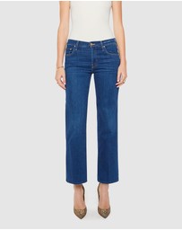 MOTHER - The Mid Rise Rambler Zip Flood Jeans