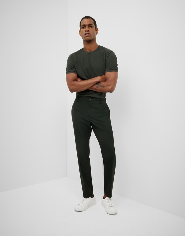 Politix - Slim Fit Jacquard Texture Tee