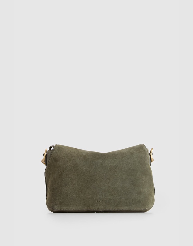 Evity - Clara Suede Leather Grab Bag