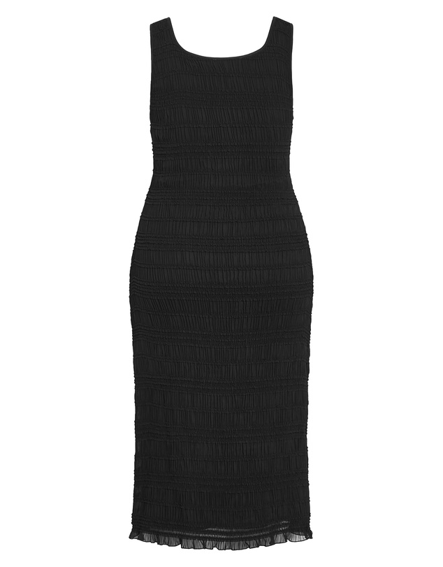City Chic - Emelia Sleeveless Shirred Dress