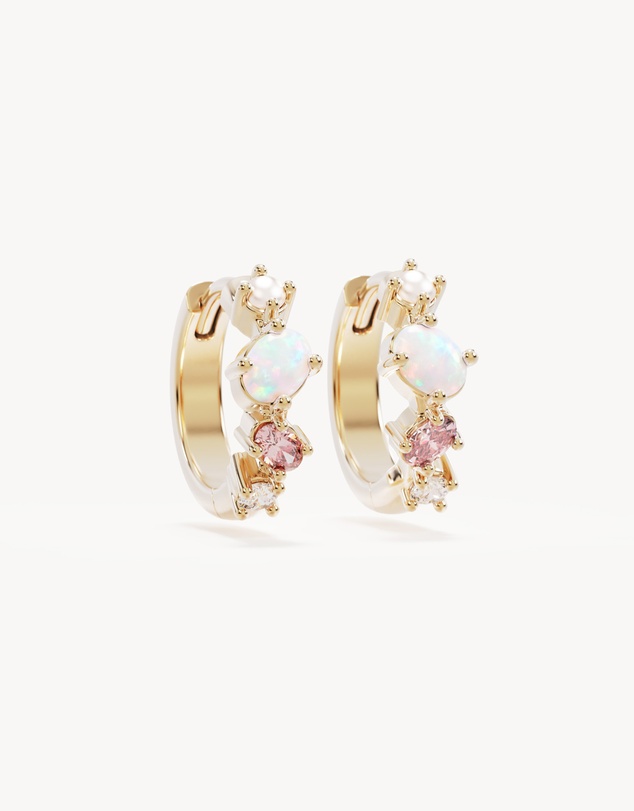 By Charlotte - Cosmic Bloom Hoops