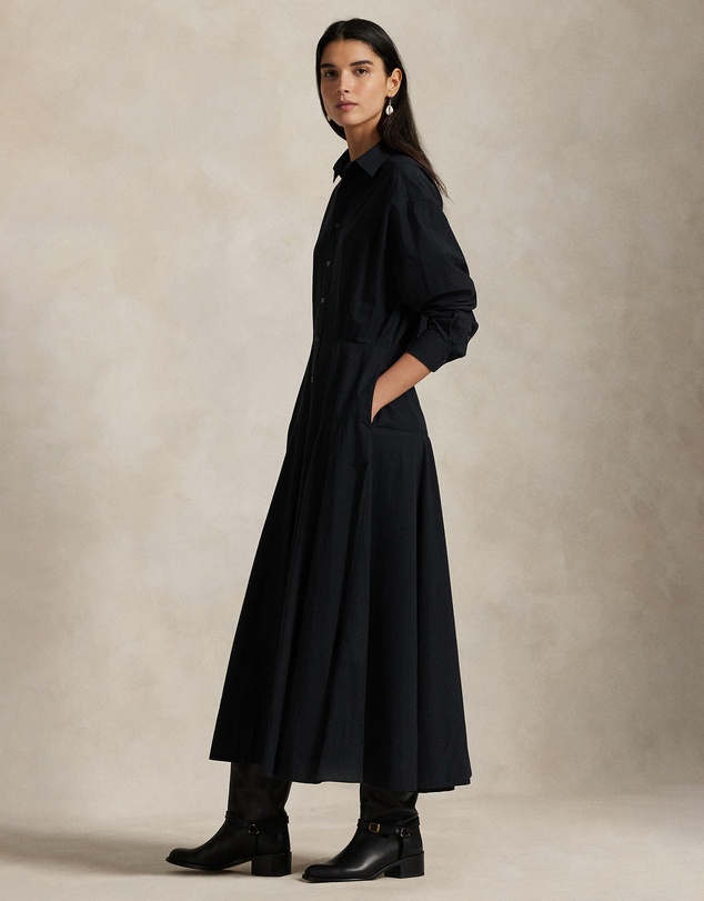 Polo Ralph Lauren - Paneled Cotton Canvas Shirtdress - ICONIC EXCLUSIVE