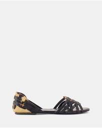 Just Because - Kairo Leather Flat Sandals