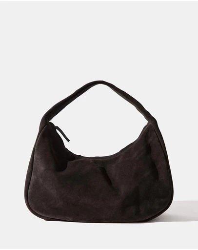 St. Agni - Suede Large Bon Bon Bag