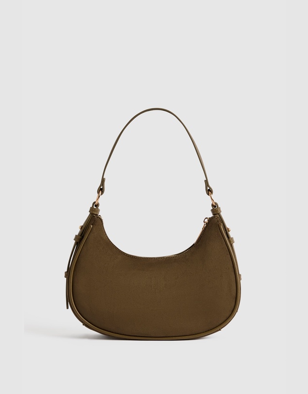 AYA - Sophia Vegan Suede Shoulder Bag