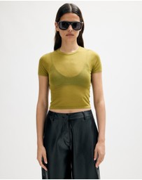 Minima Esenciales - Renna Lyocell Silk Blend Sheer Tee