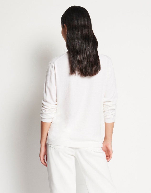 JH Lounge - JHL LS Luxe T (Luxe Cotton Cashmere) Snow