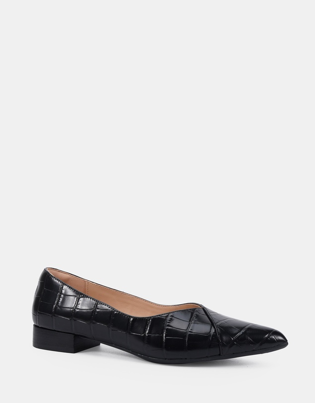 Clarks - Corrine Black Croc