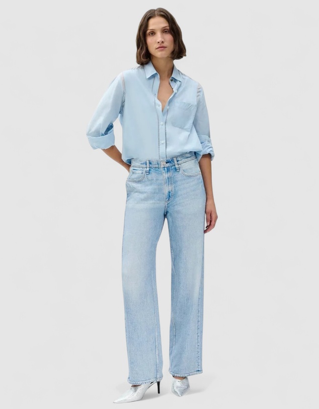 rag & bone - rb Miramar Terry Pull On WideLeg Pants