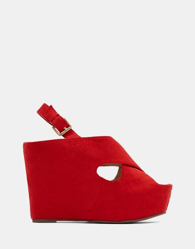 Therapy - Dauphine Red Imit Kid Suede