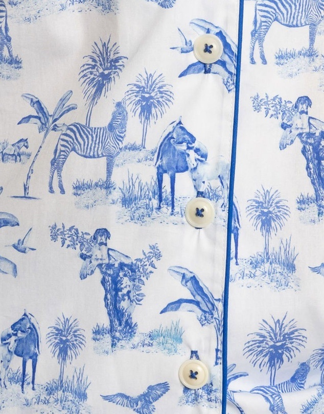 Sant And Abel - Women's Skydog Blue Long PJ Set