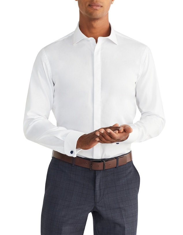 Van Heusen - Cotton Fly Dinner Shirt