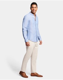 Brooksfield - Pin Stripe Linen Shirt