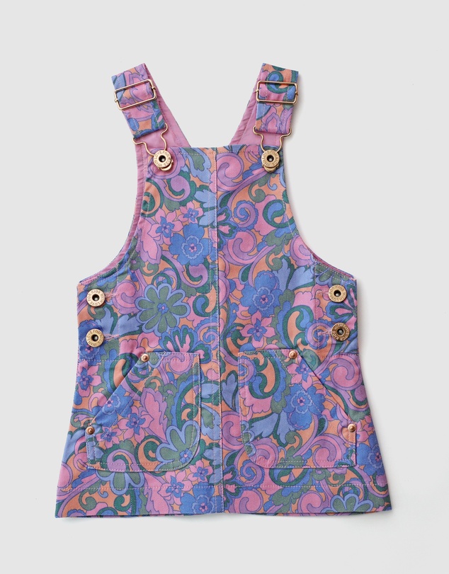 WITH LOVE FOR KIDS - Hazel Denim Pinafore Dress - Babies - Kids