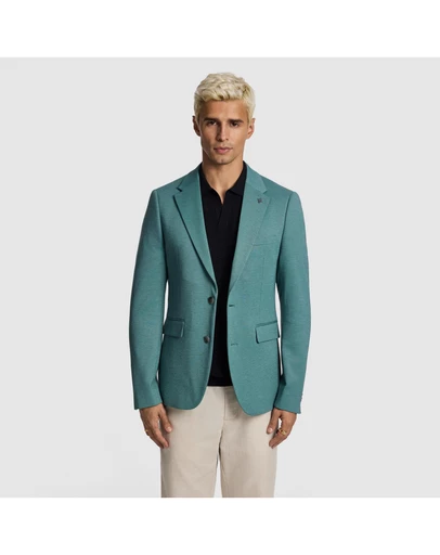 yd. - Piers Knitted Slim Fit Blazer