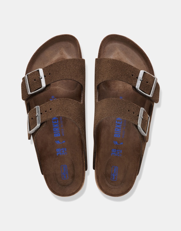 Birkenstock - Arizona SFB Tonal Footbed Suede Leather Narrow - Unisex