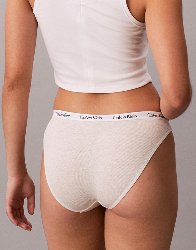Calvin Klein - 3-Pack Cotton Rib Bikini Briefs