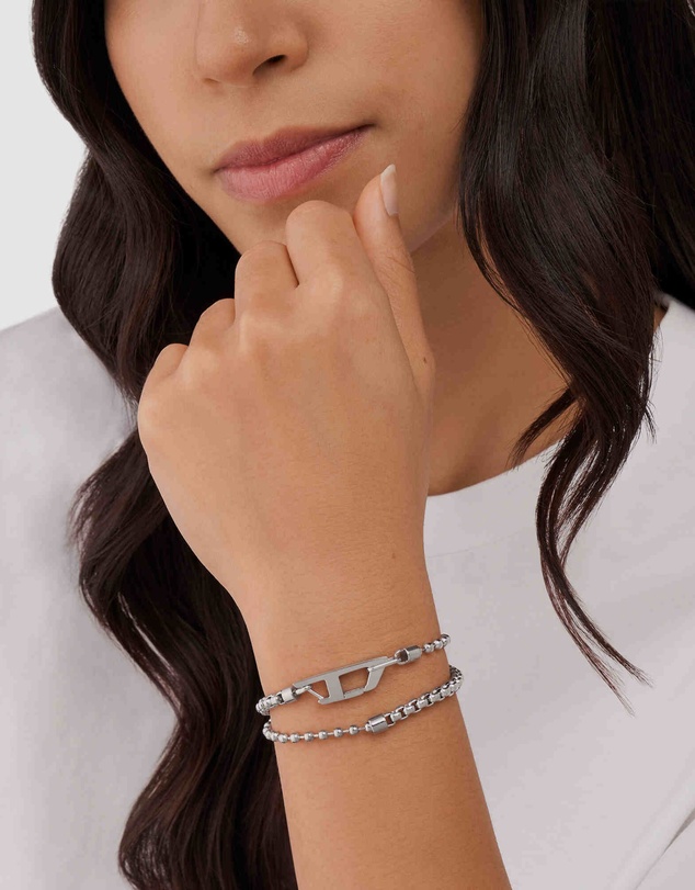Diesel - Steel Silver Tone Bracelet