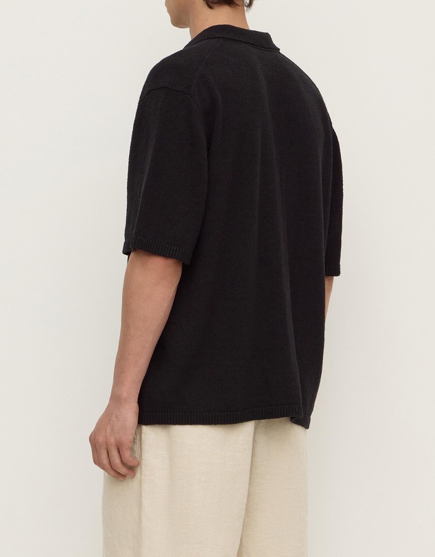 Assembly Label - Lance Boucle Knit Short Sleeve Shirt