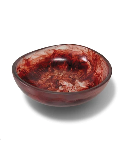 Urban Attitude - Urban Attitude RAQS Salad Bowl Height: 11.5cm, Width: 29.5cm, Length: 31cm - Berry Red