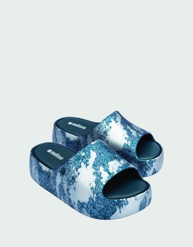 Melissa - Melissa Free Platform Slide Denim