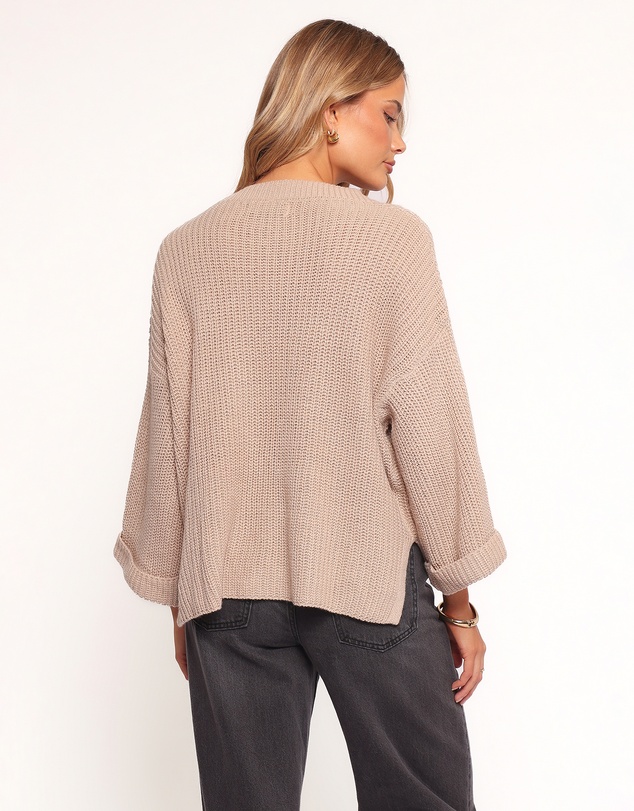 Petal & Pup - Addison Knit Sweater - Neutral
