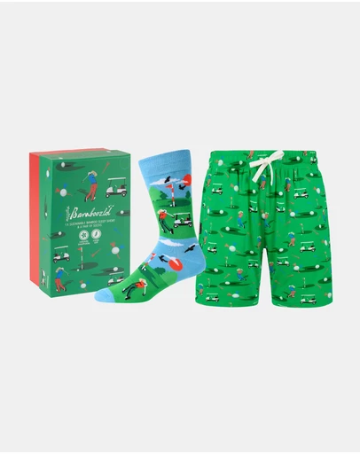 Bamboozld - Born To Bogey Shorts and Socks Gift Set