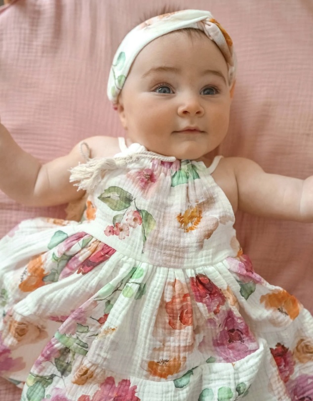 WITH LOVE FOR KIDS - Cotton Muslin Dress - Babies - Kids