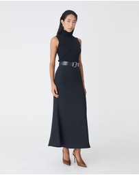Forcast - Suzie Turtleneck Rib Knit Top