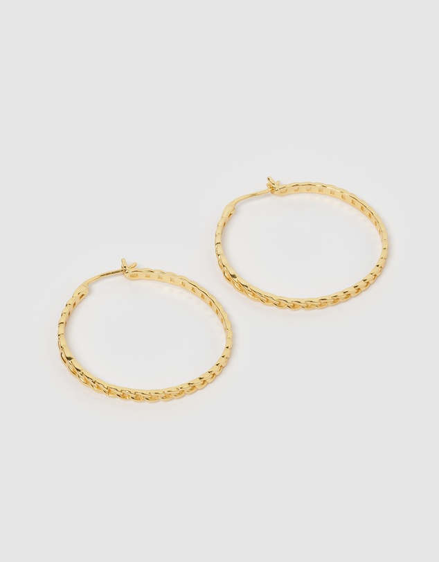 Izoa - Megan Hoop Earrings