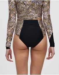 Duskii - High Waist Panel Bottoms