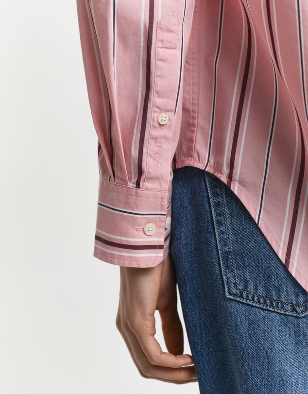 Gant - Relaxed Fit Classic Striped Poplin Shirt