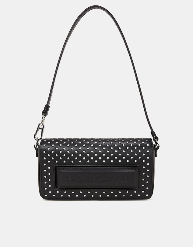 Karl Lagerfeld - Ikon/K Studs Soft Shoulder Bag