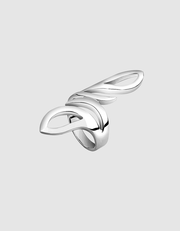 Elli Jewelry - Ring Curves 925 Sterling Silver