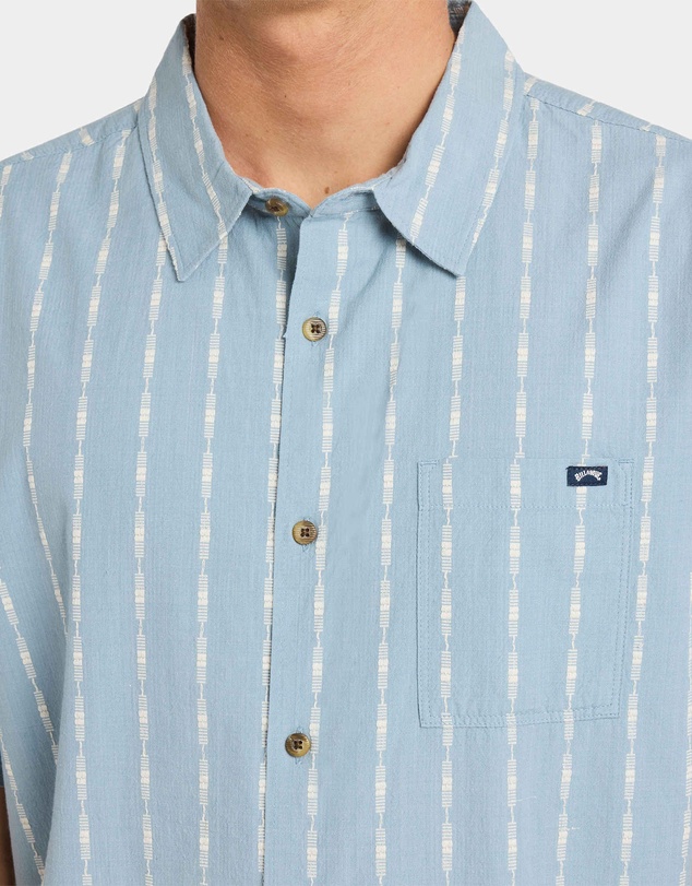 Billabong - Mens Sundays Jacquard Short Sleeve Shirt