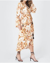 Amelius - Golden Flower Dress