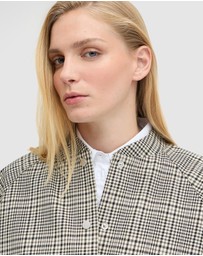 Barbour - Leyburn Check Showerproof Bomber Jacket