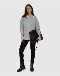 Belle & Bloom - Perfect Me Oversized Crew Sweater