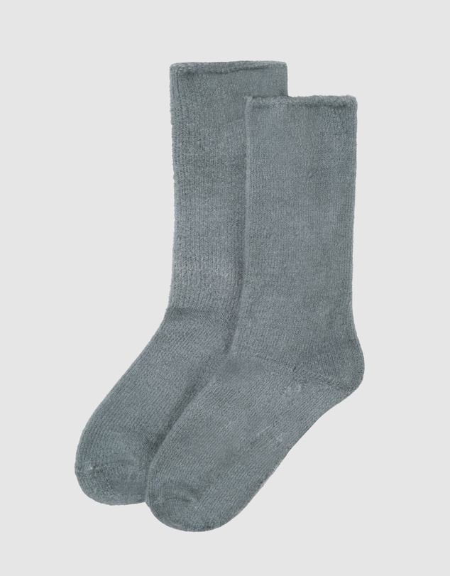 Bamboozld - 3 Pack Fluffy Bamboo Lounge Bed Crew Socks