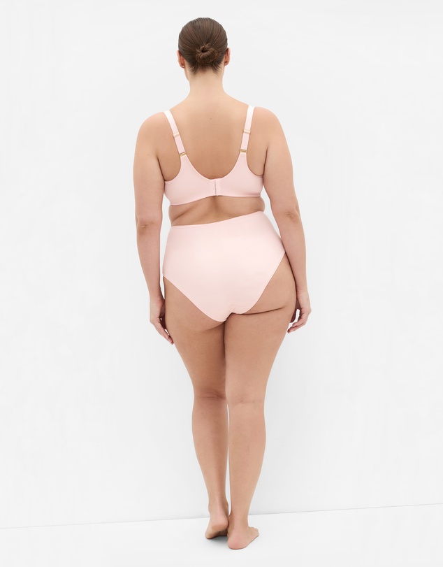 City Chic - Plus size Luxe Microfibre Wireless Bra - pink icing