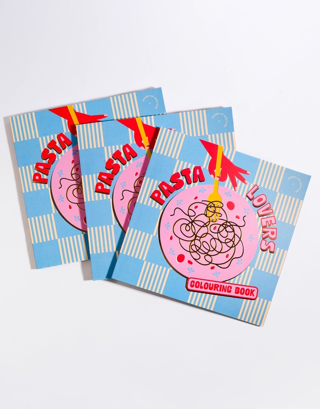Journey Of Something - Pasta Lovers - Colouring Book