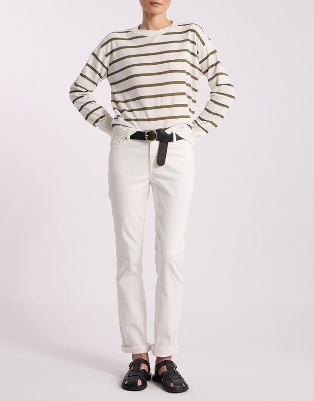 David Lawrence - Kasey Velvet Stripe Knit Jumper