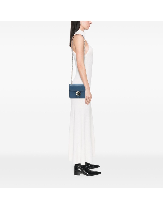 Pre-Loved by Azura Reborn - Pre-Loved Small Dollar Calfskin Interlocking G Crossbody