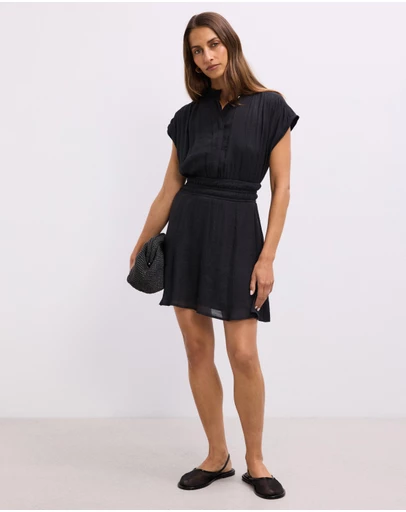 The Fated - Della Gathered Mini Dress