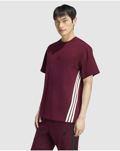 Maroon & Off White
