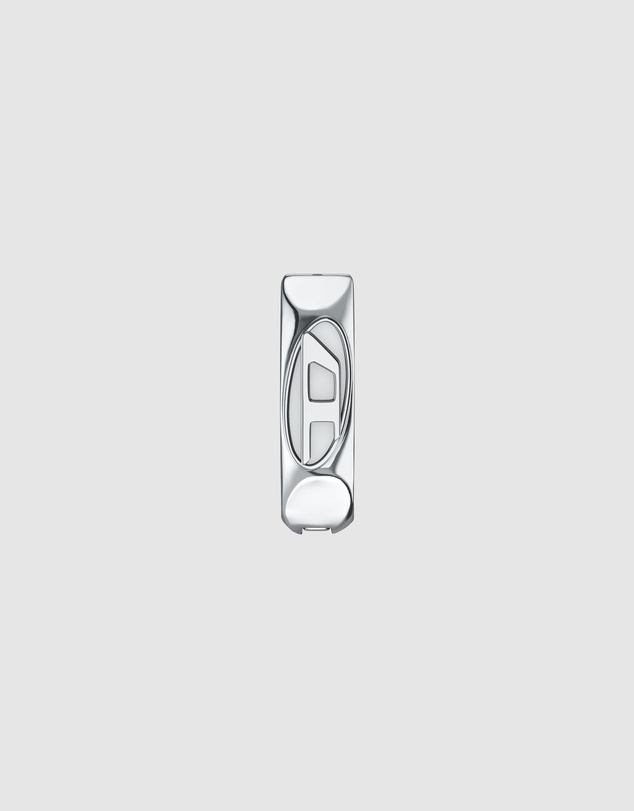 Diesel - Oval D Logo Silver Earring