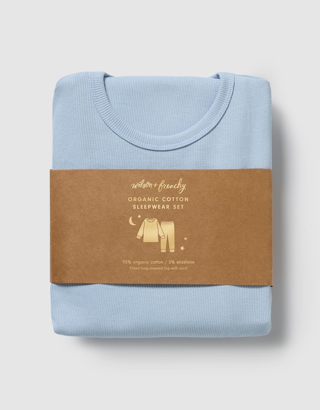 Wilson & Frenchy - Organic Rib Long Sleeved Pyjamas - Kids