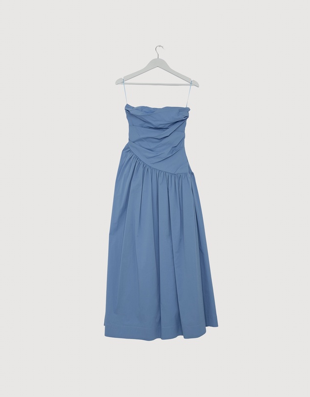 Revibe - Repaired AERE Kiera Strapless Midi Dress - AU 10